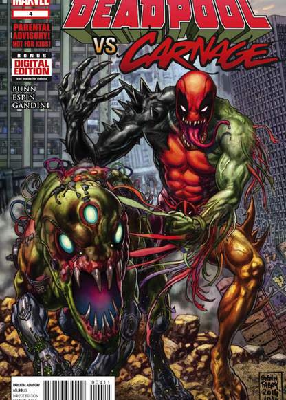 Deadpool Vs. Carnage обложка