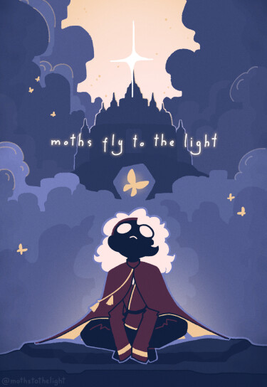 Moths fly to the light обложка